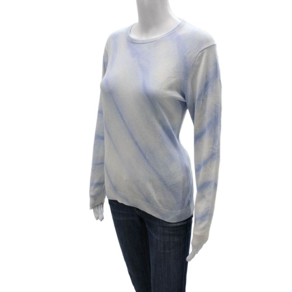 Scott & Scott London Women Blue Striped Cotton Pullover Sweater Size M - Picture 2 of 6